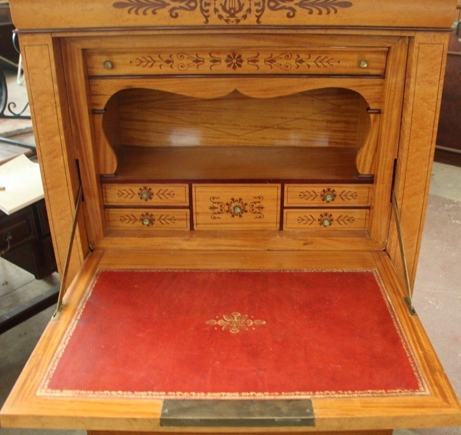 photo furniture Antique Charles X French Bedroom Set, Set Of 5