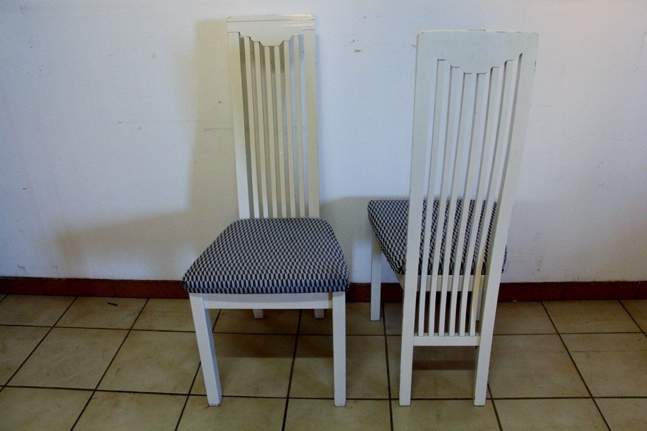 Dining Chairs In The Style Of Mackintosh, 1980s, Set Of 8 photo 2141.0