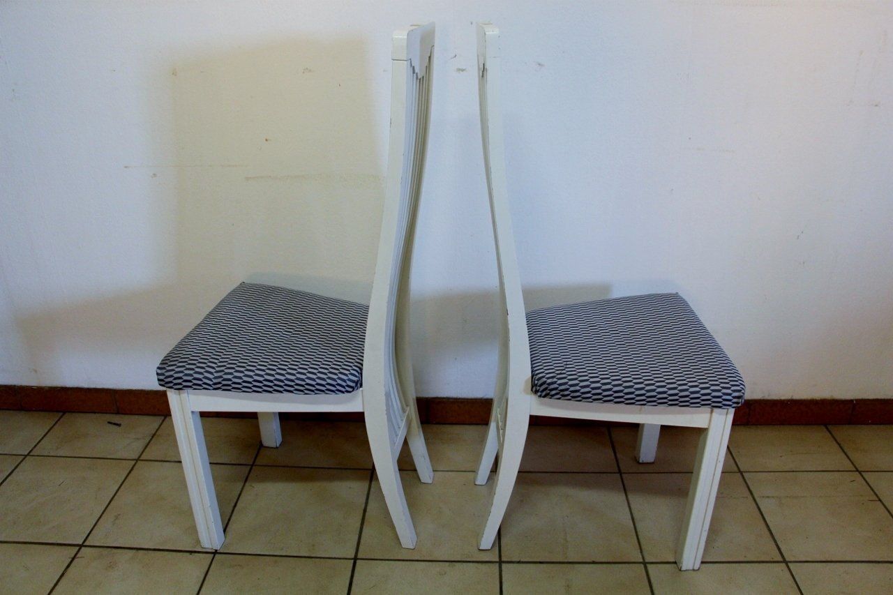 Dining Chairs In The Style Of Mackintosh, 1980s, Set Of 8 photo vinterior