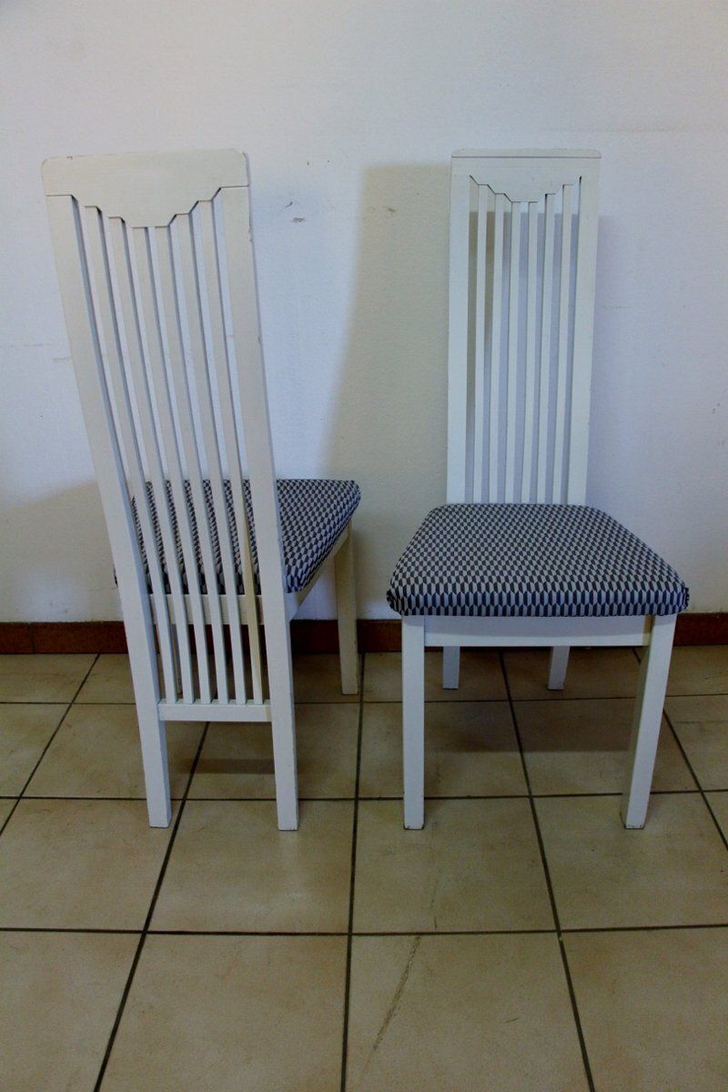 Dining Chairs In The Style Of Mackintosh, 1980s, Set Of 8 photo buy
