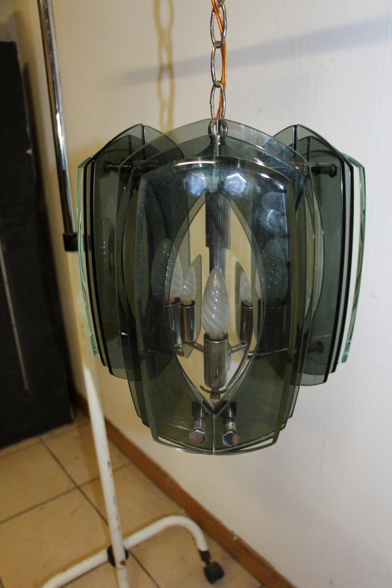 photo for sale Mid Century Chandelier By Max Ingrand For Fontana Arte