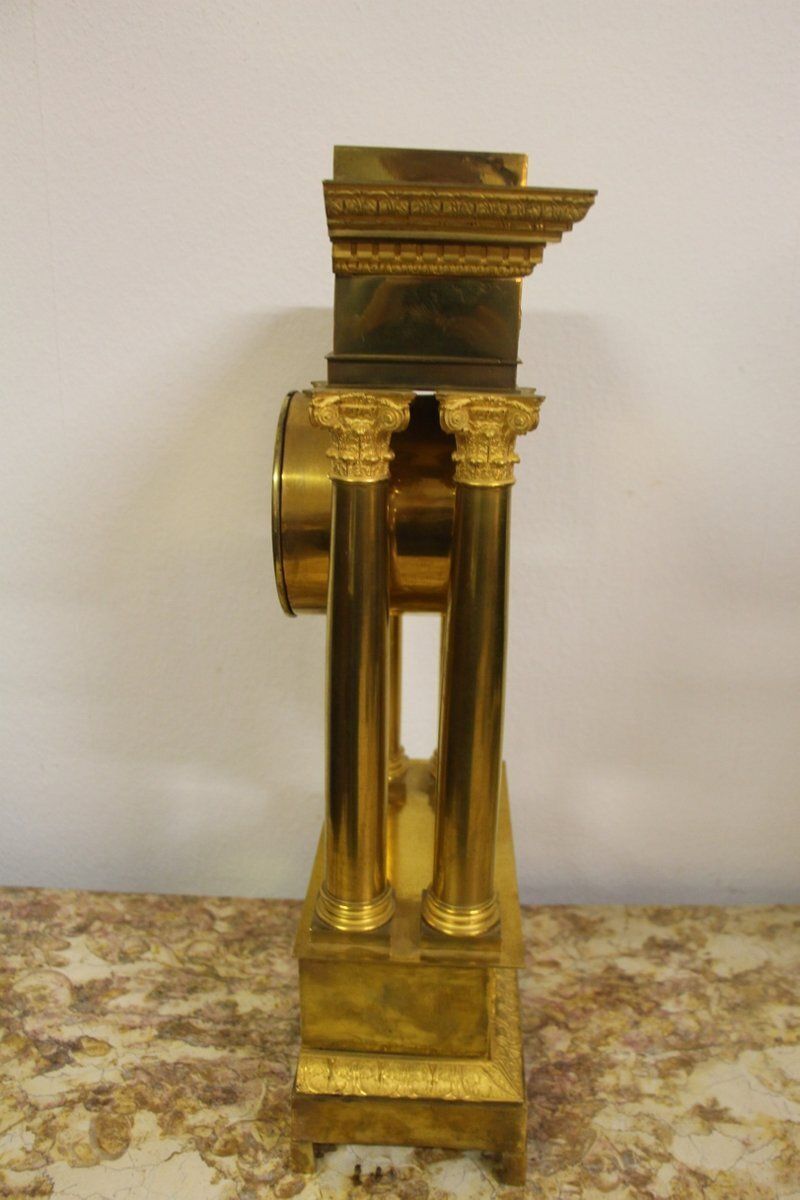 19th Century Golden Bronze Pendulum Clock photo buy