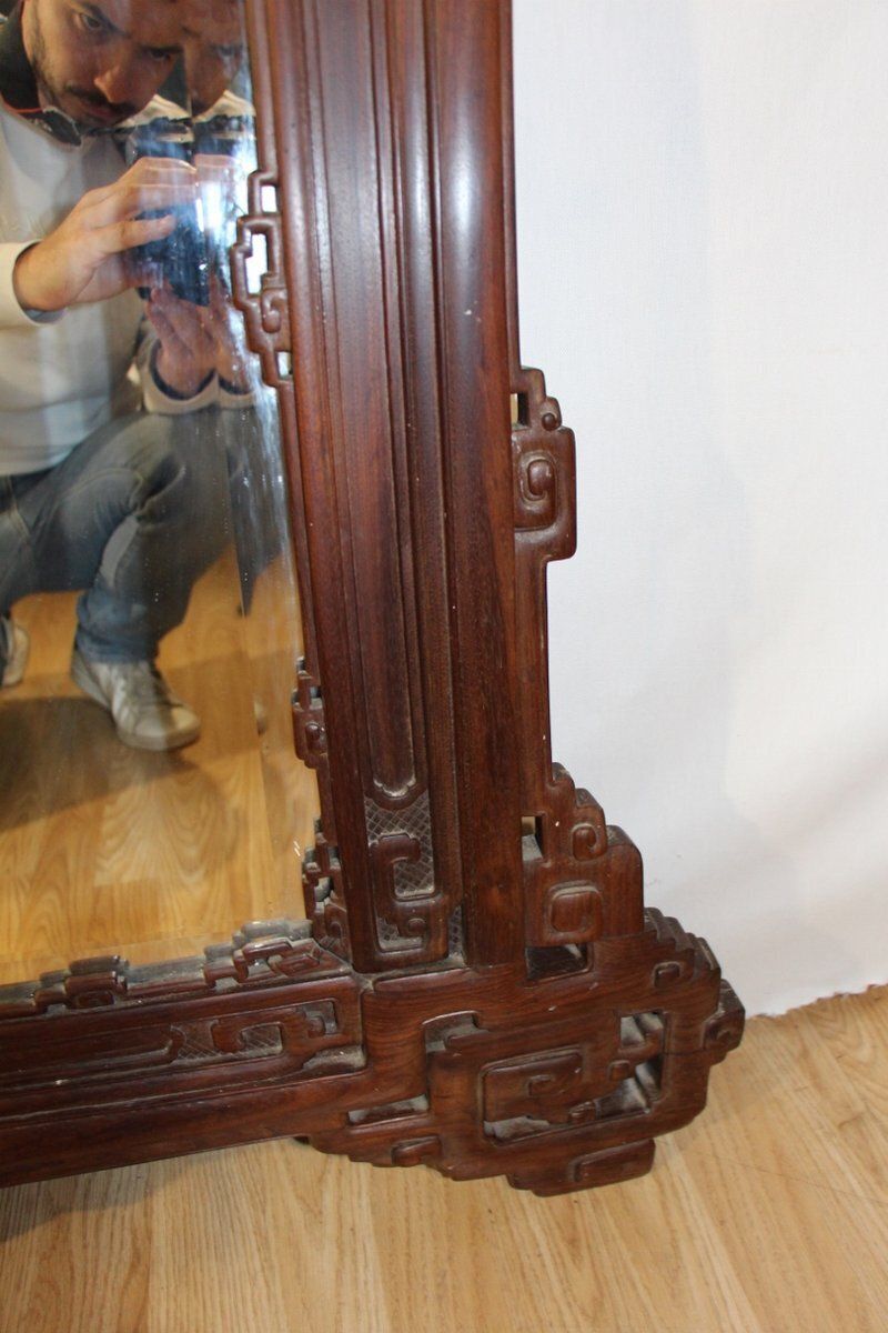 Large Late 19th Century Japanese Mirror Attributed To Viardot, 1890s photo buy