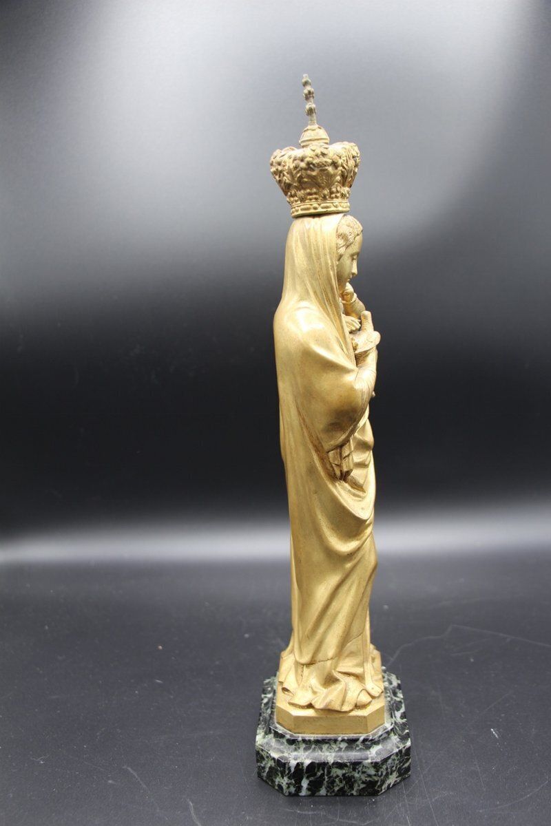 Statue Of Our Lady Of Sion, 1800s, Bronze photo 1140.0