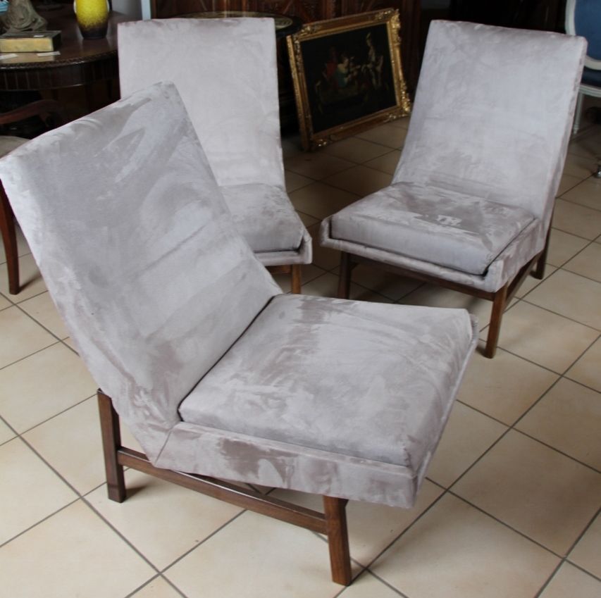 Lounge Chairs By Arp For Steiner, 1950s, Set Of 3 photo furniture