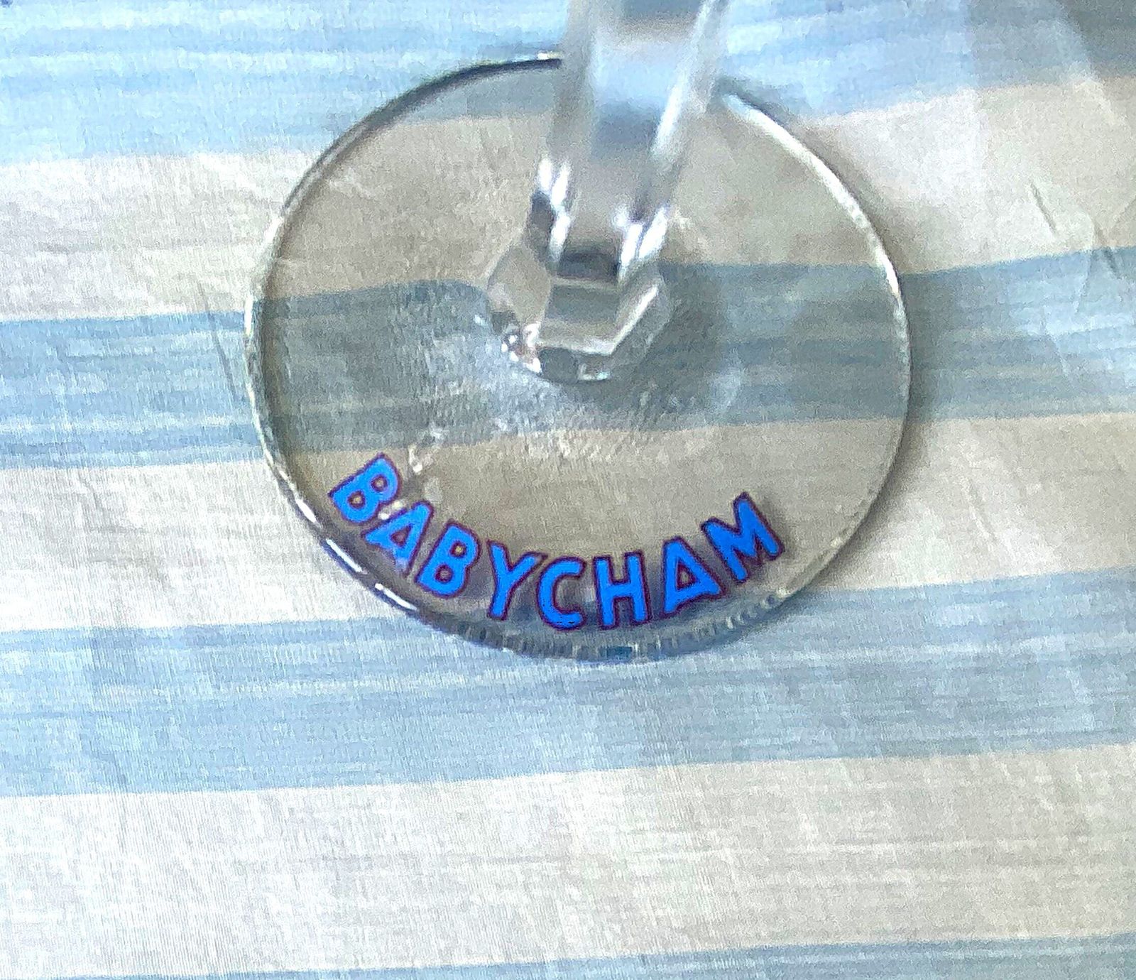 Five Rare Vintage Babycham Glasses, Champagne Saucers, Cocktail Glasses 1950s photo furniture