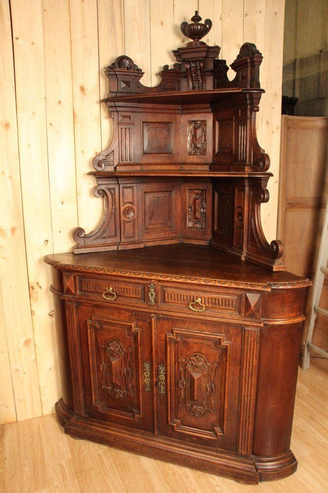 photo for sale Large Corners Of Castle Cabinets, Set Of 2