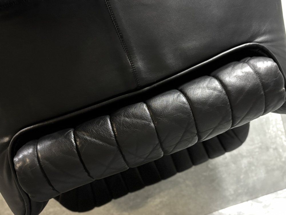 Set Of Ciprea Leather Armchairs By Afra And Tobia Scarpa For Cassina, 1960s photo vintage