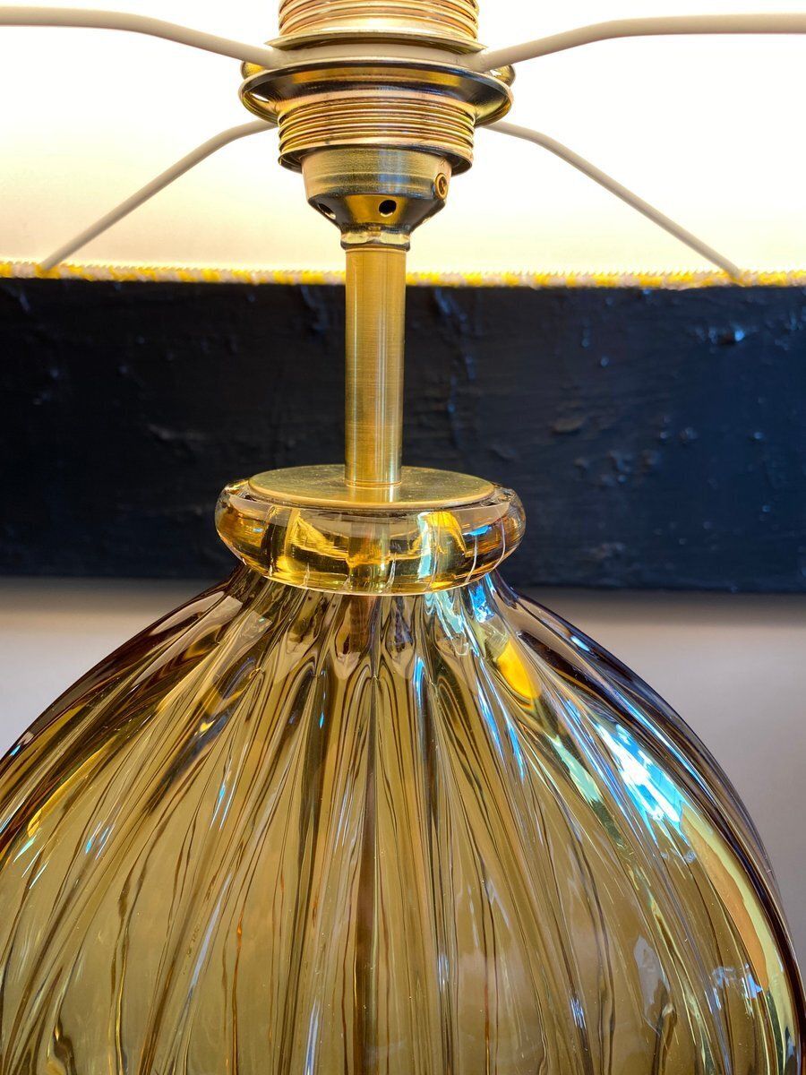 photo for sale Murano Glass Table Lamps, Italy, 1965, Set Of 2