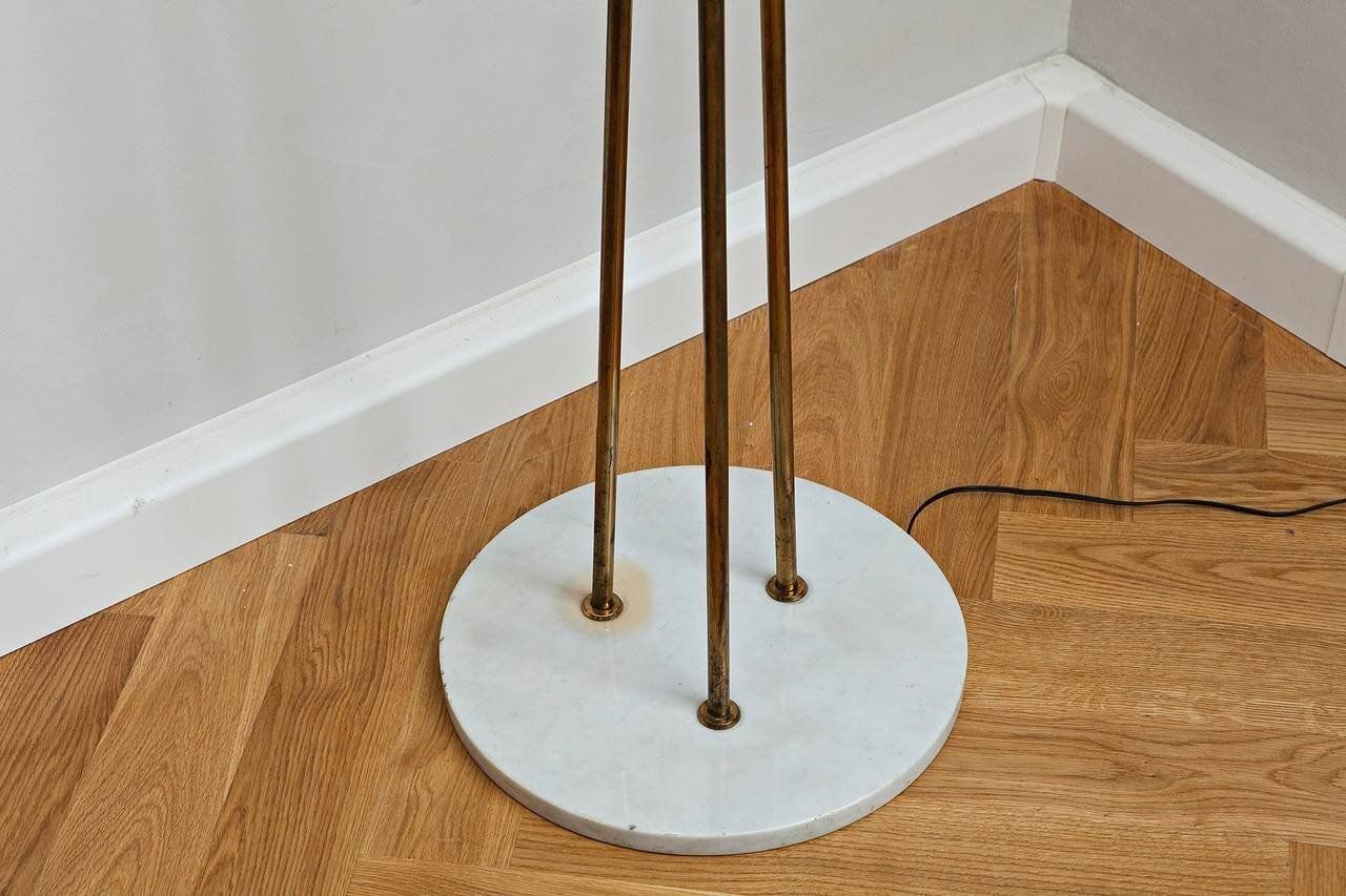 Italian Model 4075 Floor Lamp By Gaetano Sciolari For Stilnovo, 1950s photo buy