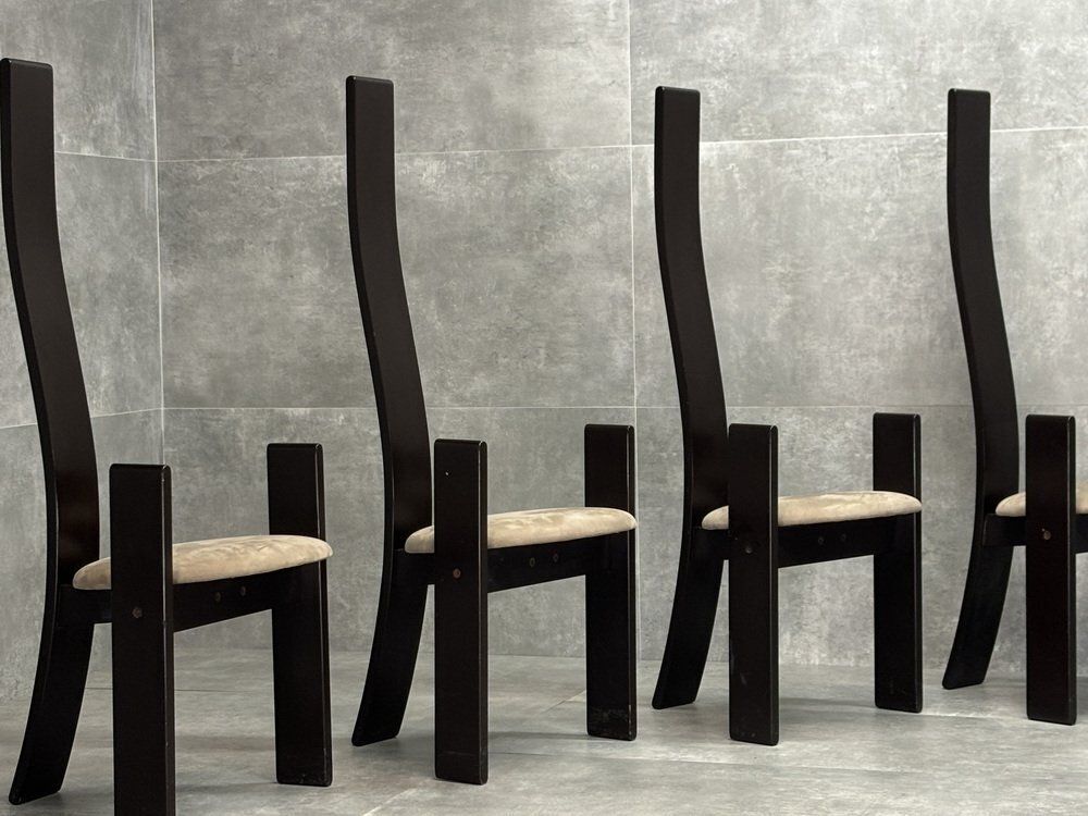 Golem Chairs By Vico Magistretti For Poggi, Italy, 1970s, Set Of 6 photo buy
