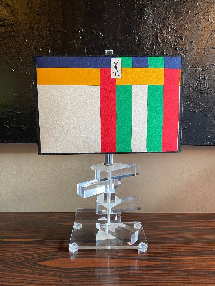 Table Lamp From Yves Saint Laurent, France, 1975