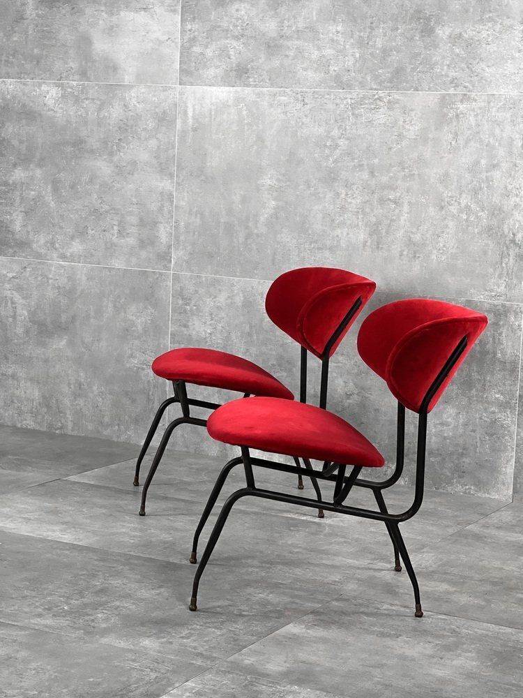 Set Of Armchairs By Gastone Rinaldi For Rima, 1950s photo for sale