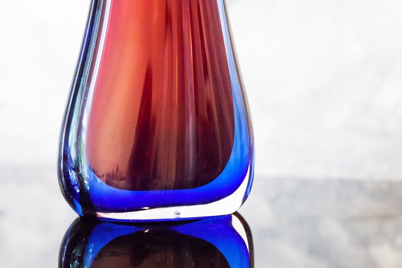 Vase By Mario Pinzoni For Seguso, Italy, 1968 photo Home Decor