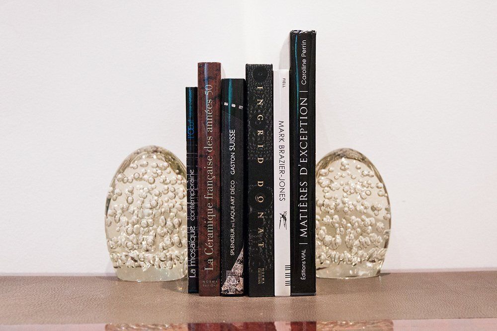 Murano Glass Bookends, Italy, 1960s, Set Of 2 photo buy
