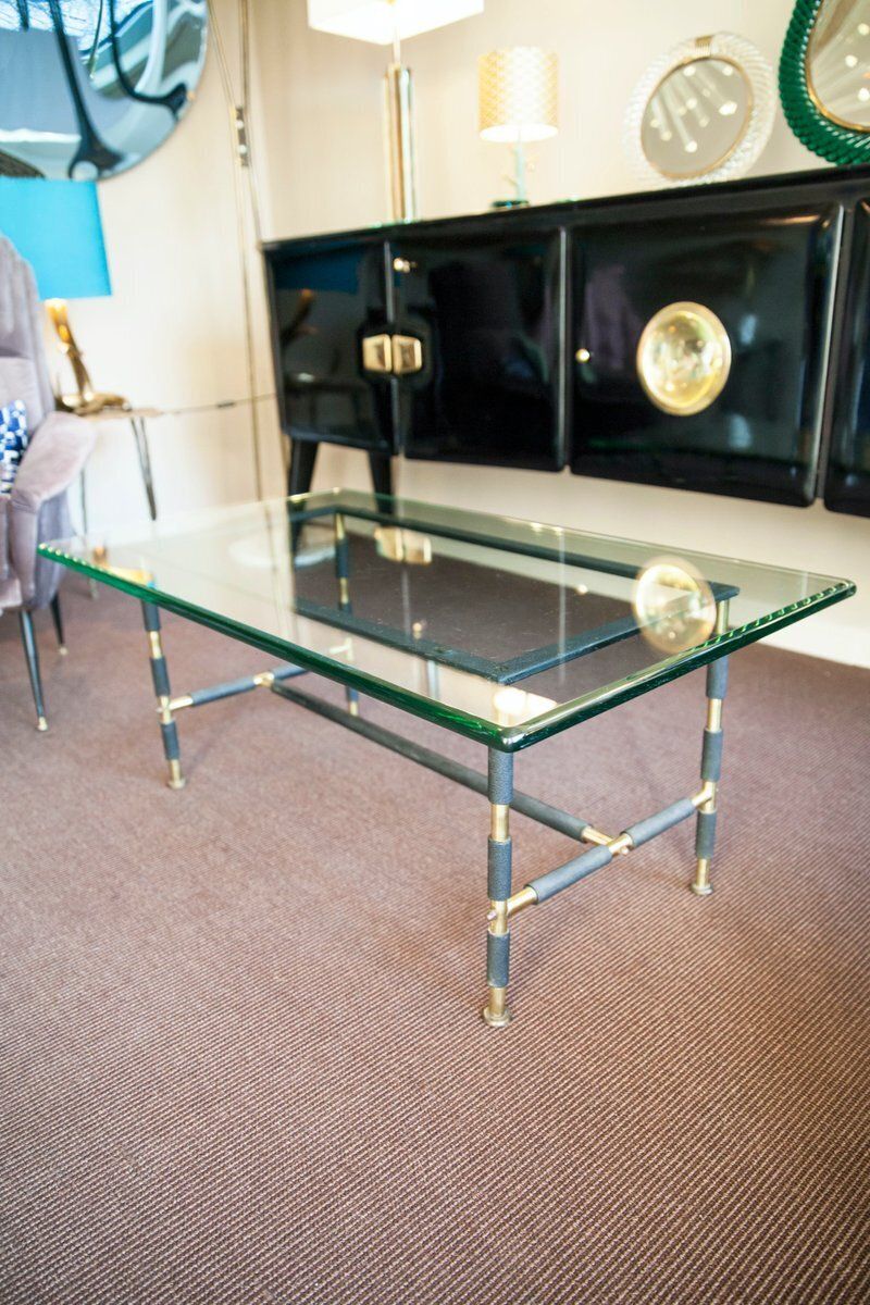 Mod. 1736 Coffee Table By Max Ingrand For Fontana Arte, Italy, 1955 photo furniture