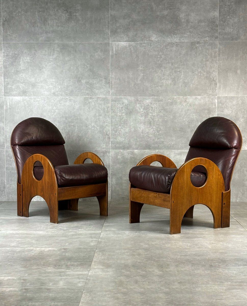 Set Of Arcata Chairs By Gae Aulenti For Poltronova, 1960s