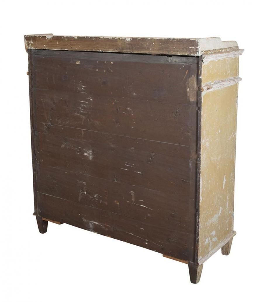 Large Late 18th Century Swedish Gustavian Buffet In Original Paint photo Furniture