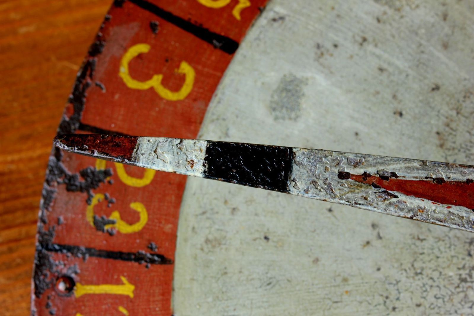 Antique Fairground Gambling Wheel. Spin To Win Spinning Carnival Game. photo 495.0