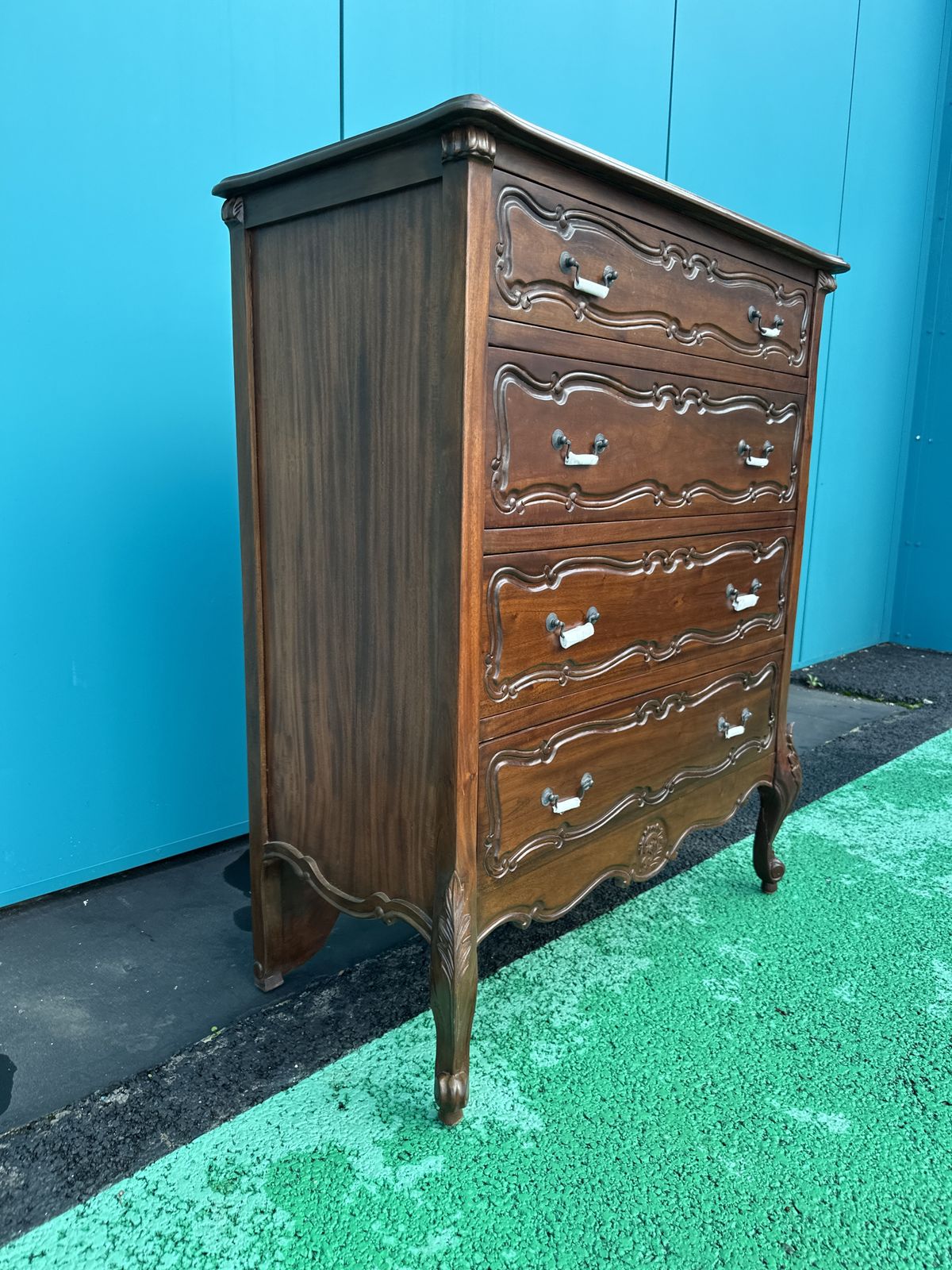 New Raphael Handcrafted French Antique Style Chest Of Drawers – Rrp £650 photo vintage