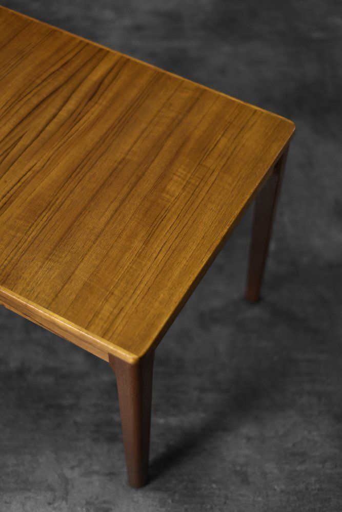 Mid Century Scandinavian Modern Brown Teak Side Tables By Albert Larsson For Alberts Tibro, 1960s, Set Of 2 photo vintage