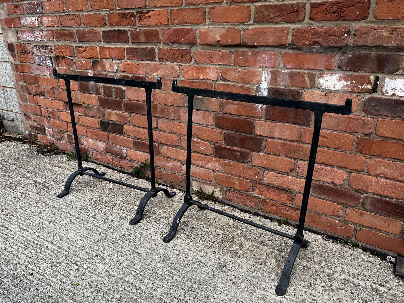 photo furniture Stunning Unique Antique Trestle Table