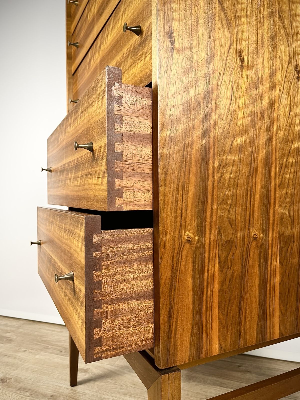 920.0 Elegant 1960s Tall Boy / Chest Of Drawers, John Herbert For A. Younger Ltd photo