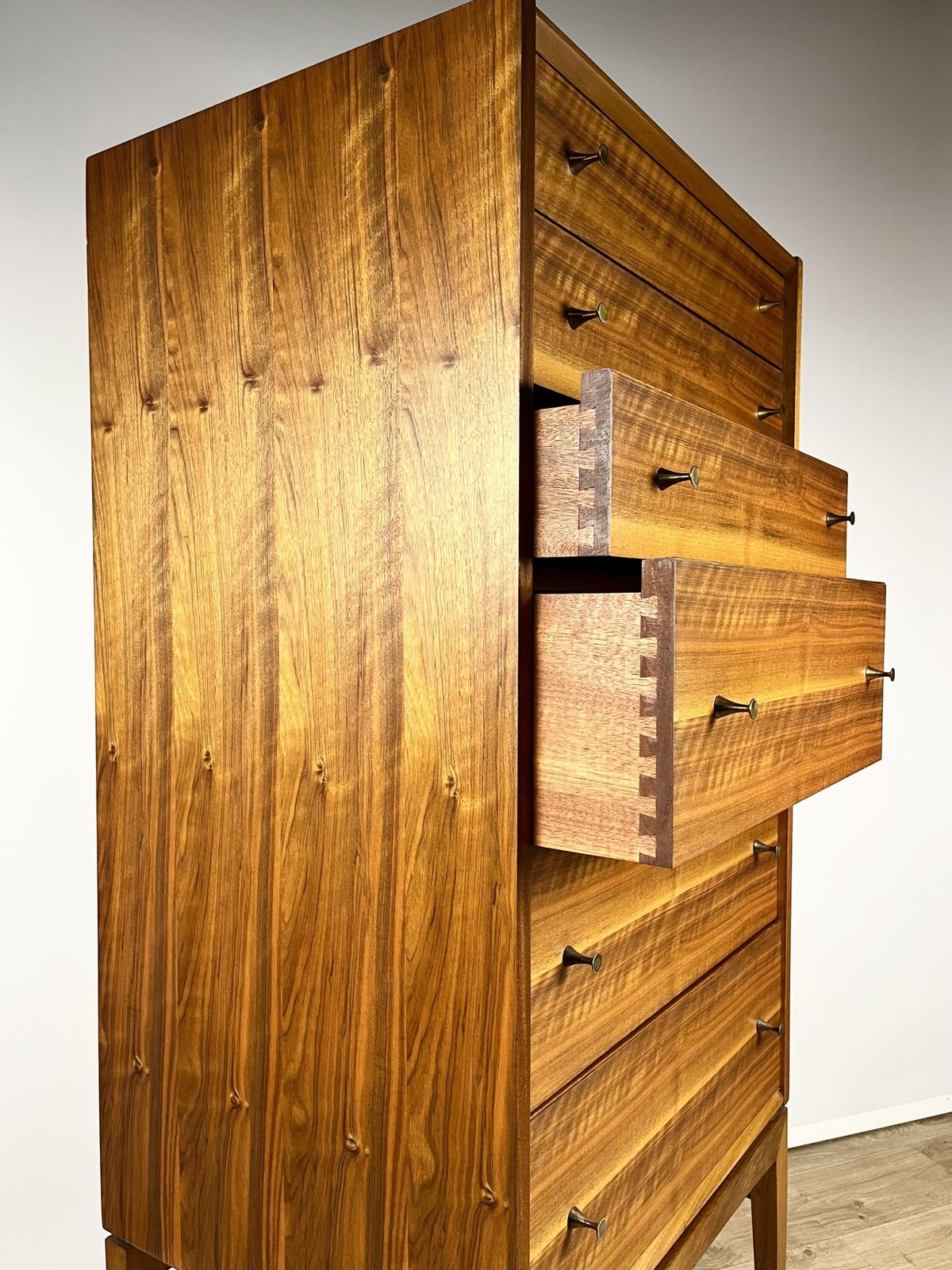 photo vinterior Elegant 1960s Tall Boy / Chest Of Drawers, John Herbert For A. Younger Ltd