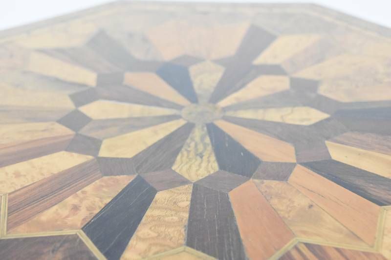 Fine Quality Victorian Parquetry Side Table photo 895.0