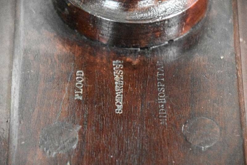 Regency Mahogany Side Table Stamped To Underside "Flood 8 Charles St. Middlesex Hospital" photo Furniture