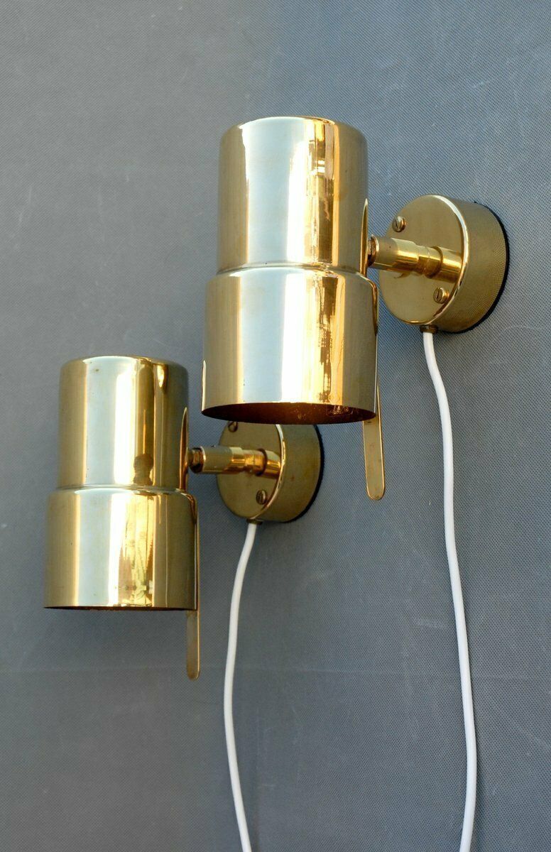 Model V324 Wall Lamps By Hans Agne Jakobsson For Hans Agne Jakobsson Ab Markaryd, 1960s, Set Of 2. (2 Sets Are Available)