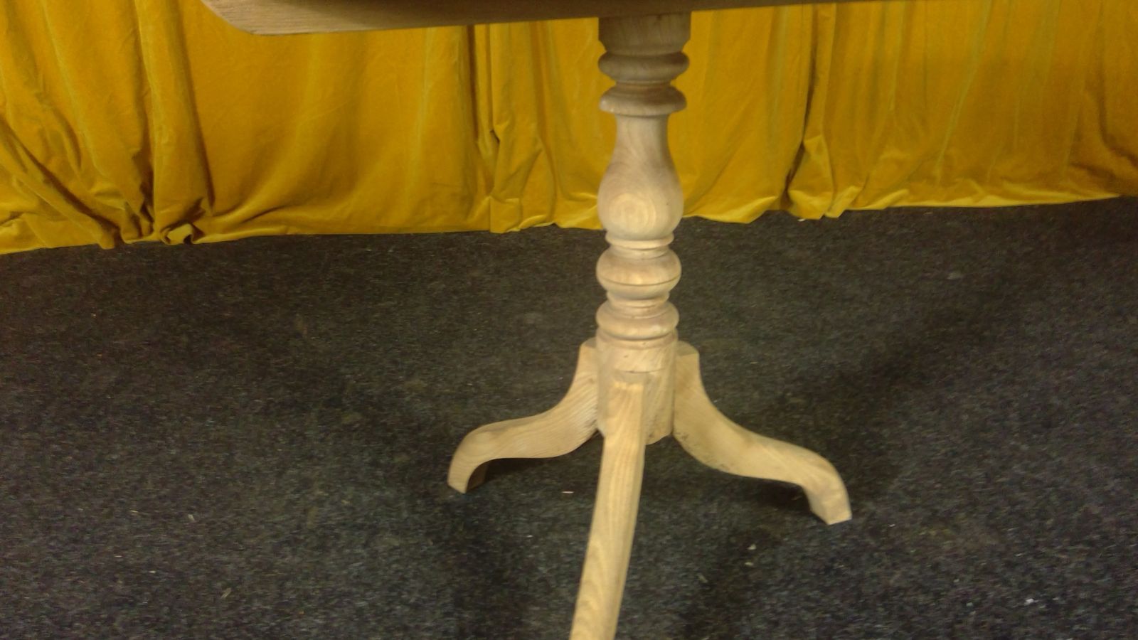 Georgian Oak Tripod Base Tavern Table In A Natural Finish photo furniture