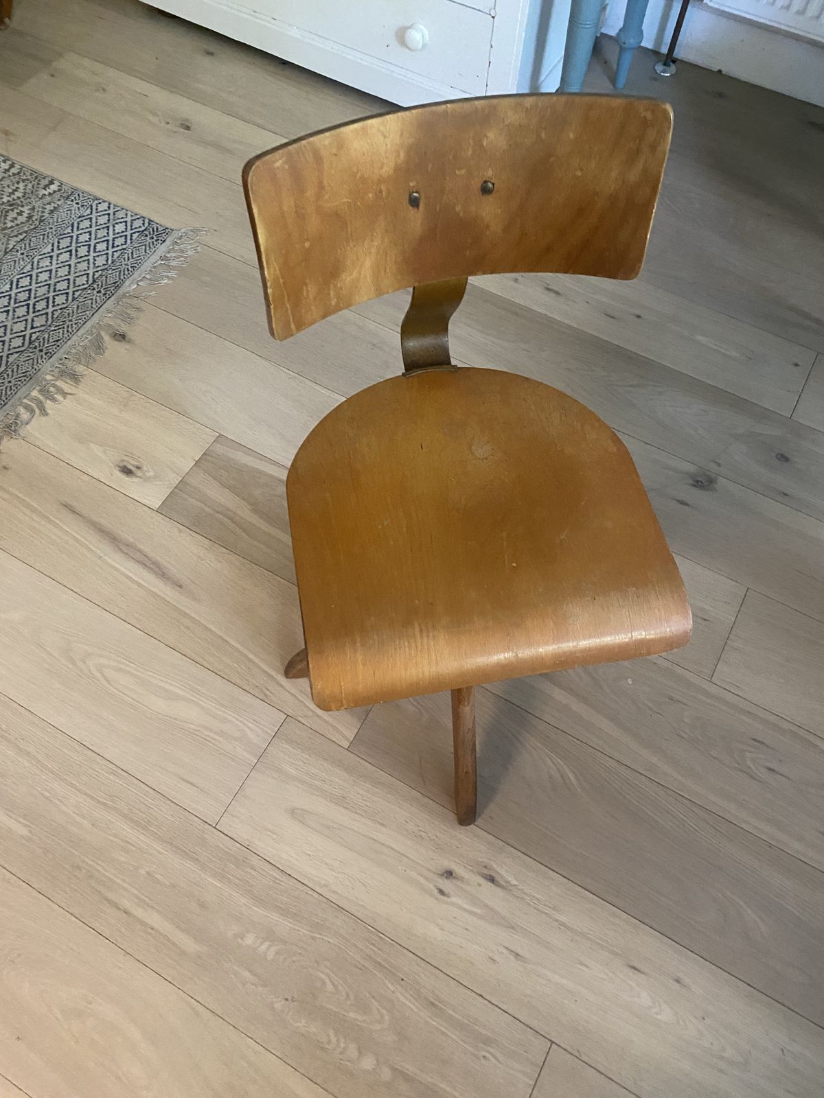 photo furniture Original Mid Century Modern German Architect's Chair Circa 1950s