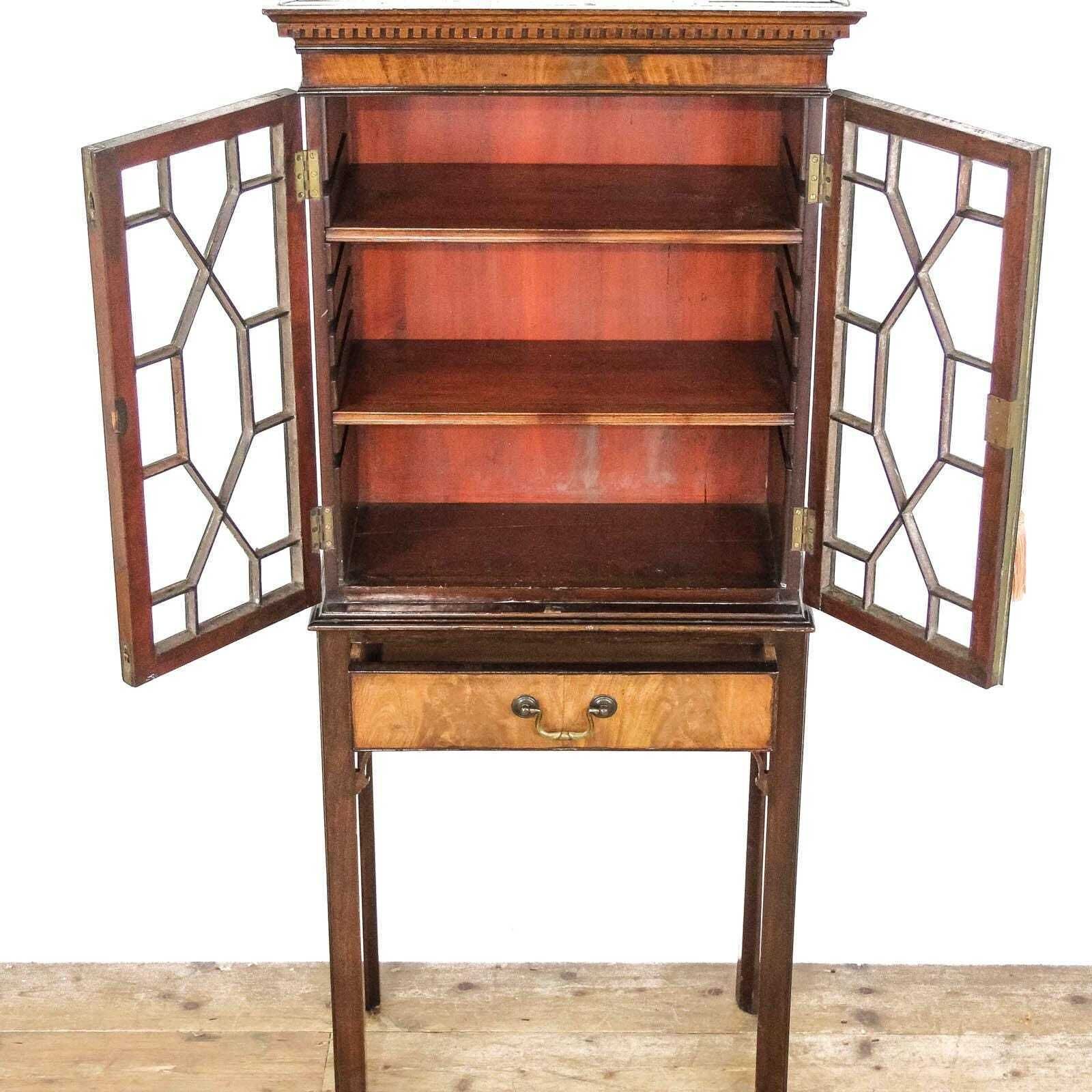 Small Antique Glazed Display Cabinet | Antiques | Antique Cabinet | Antique Storage | Display Cabinet (M 6472) photo buy