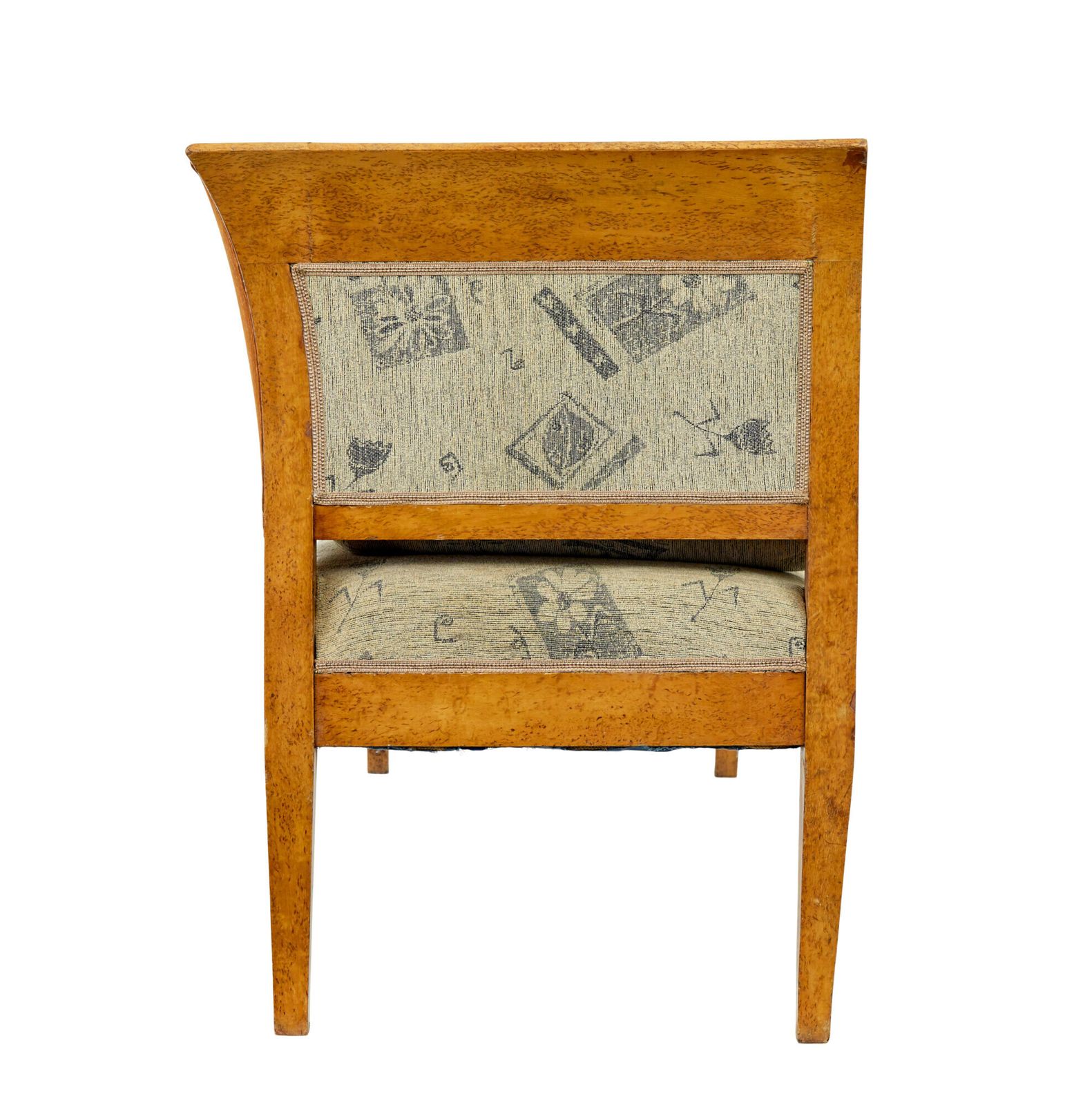 Swedish 19th Century 7 Piece Burr Birch Living Room Suite photo vinterior