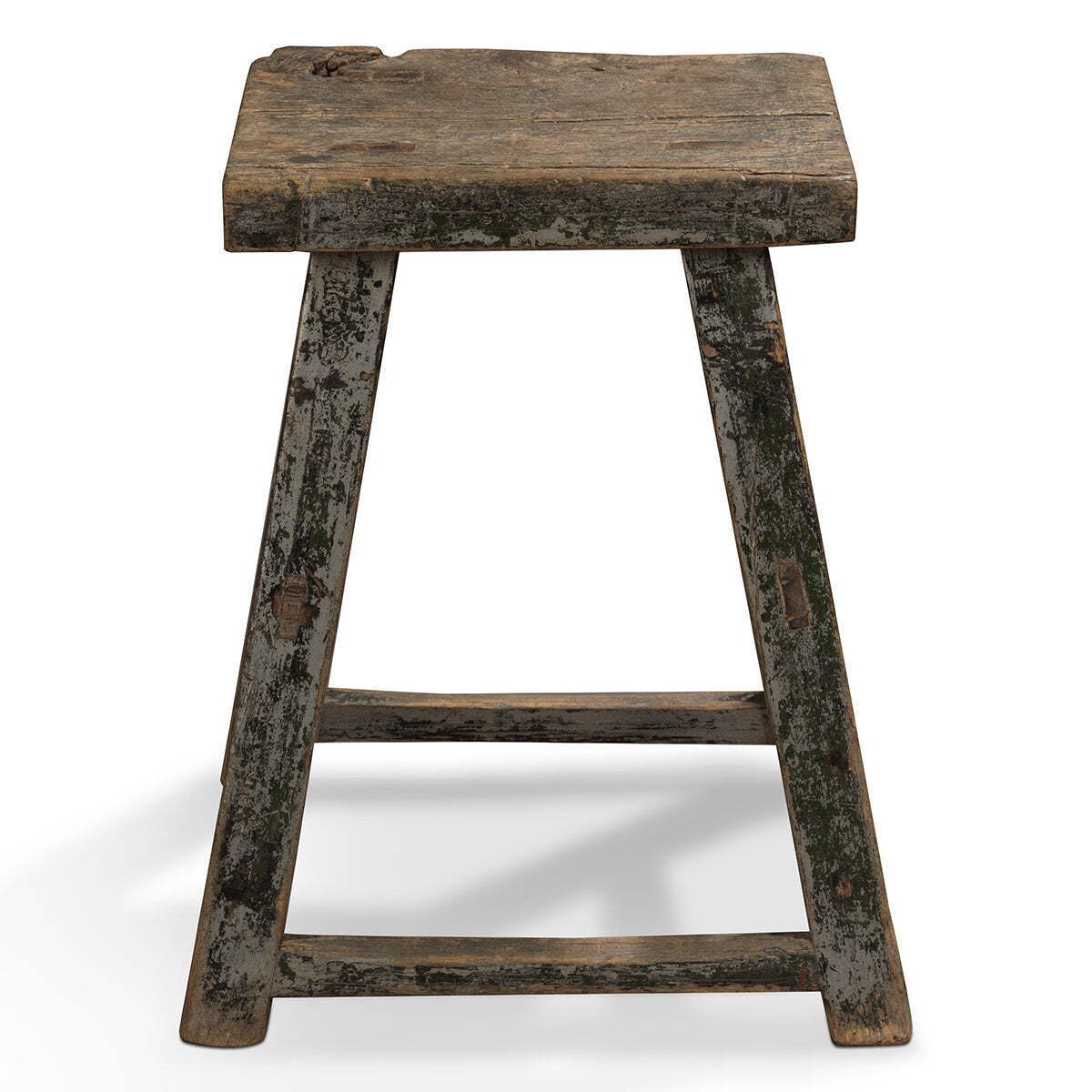 Dark Wooden Chinese Antique Stool photo furniture
