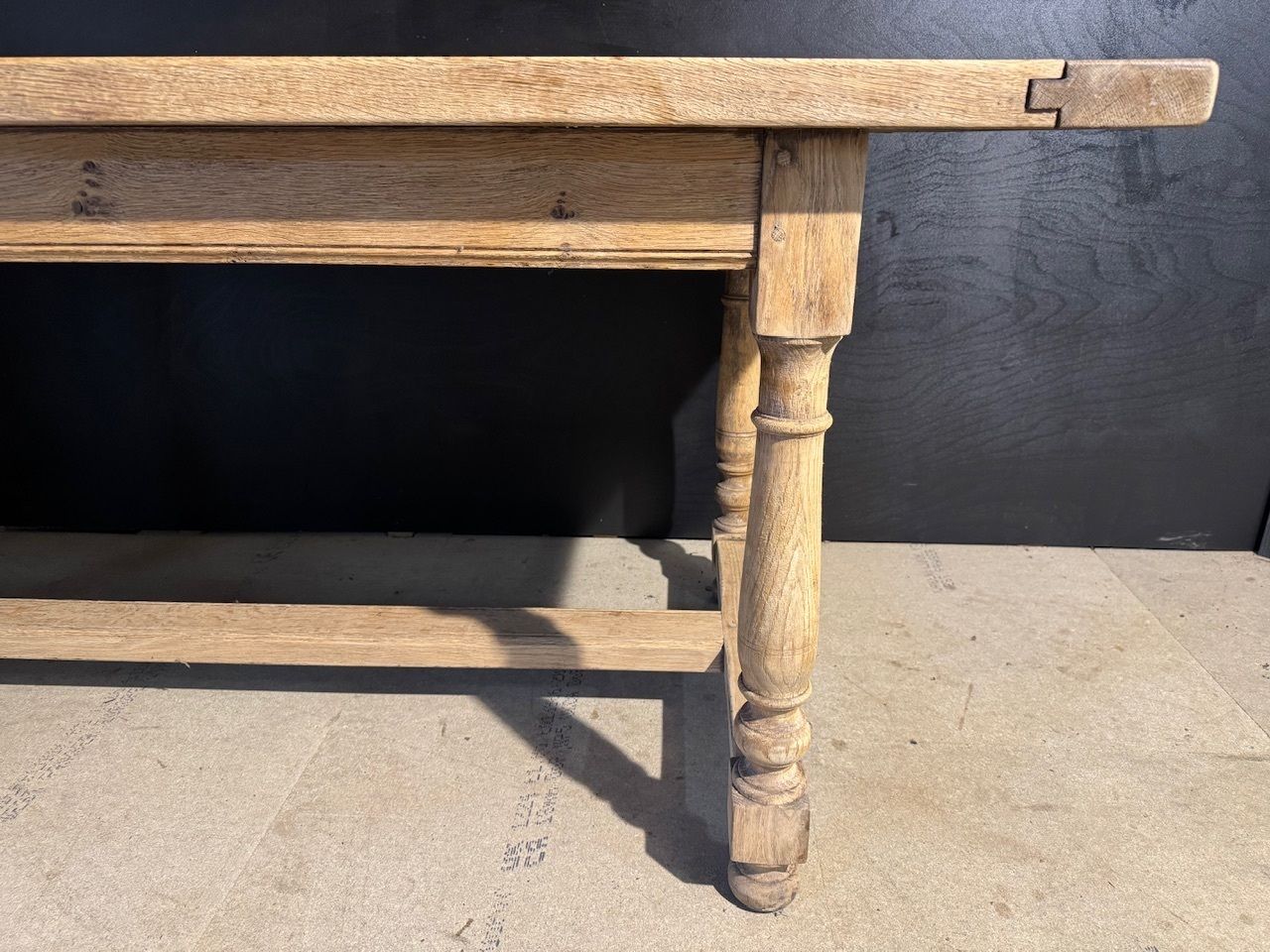 Oak Farmhouse Dining Table photo furniture