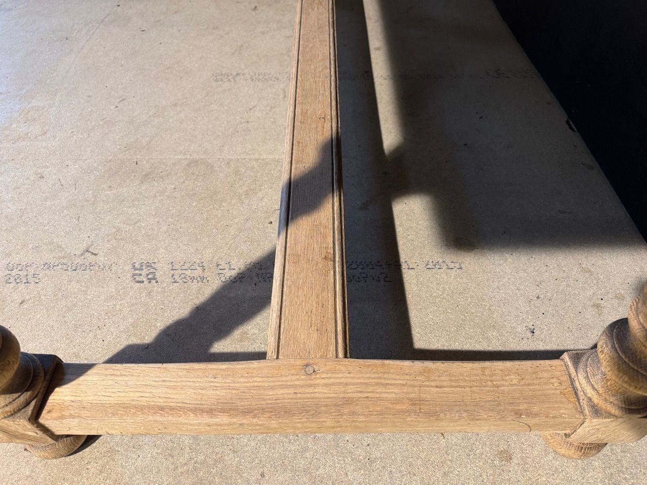 photo for sale Oak Farmhouse Dining Table
