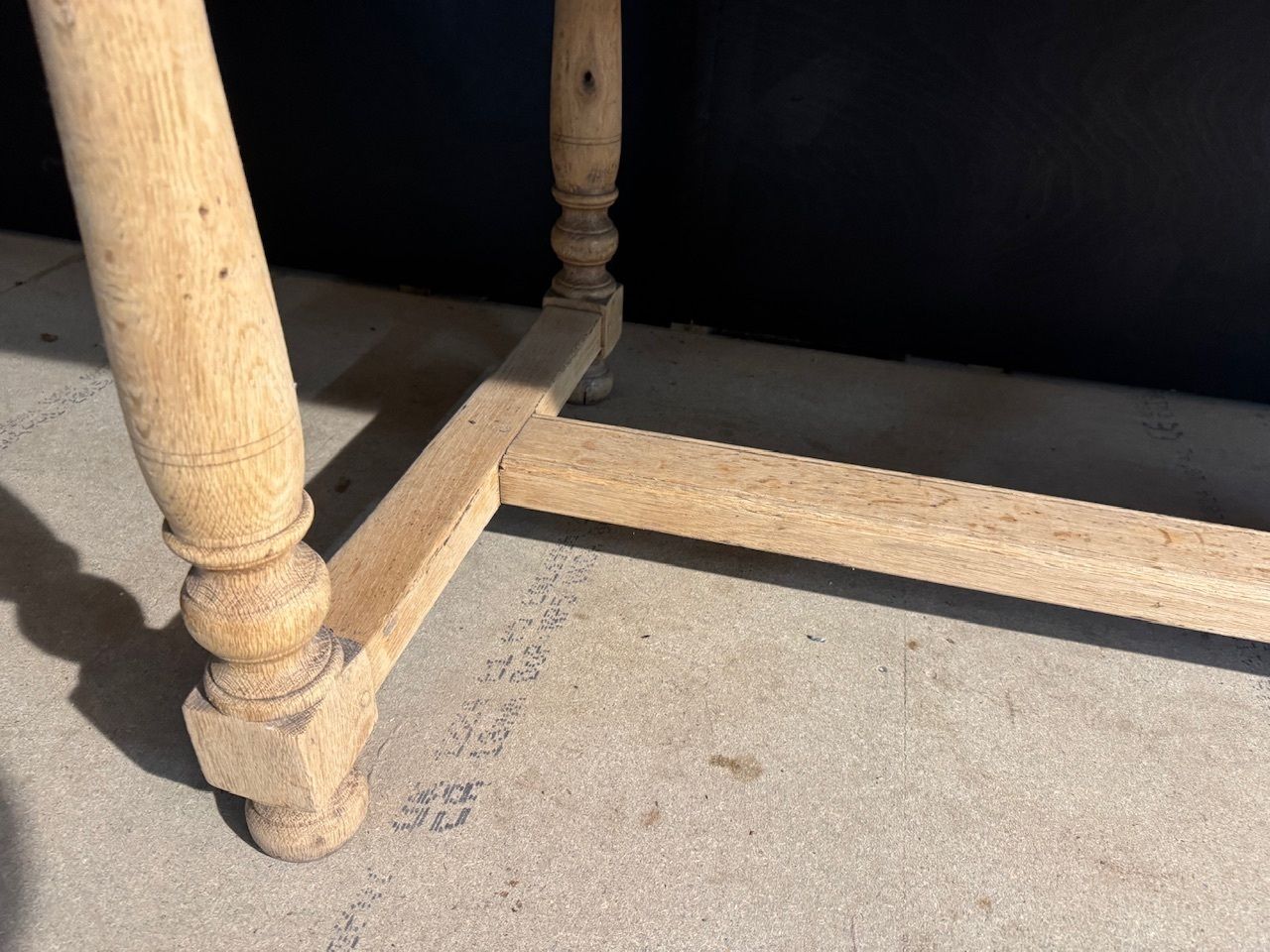 Furniture Oak Farmhouse Dining Table photo