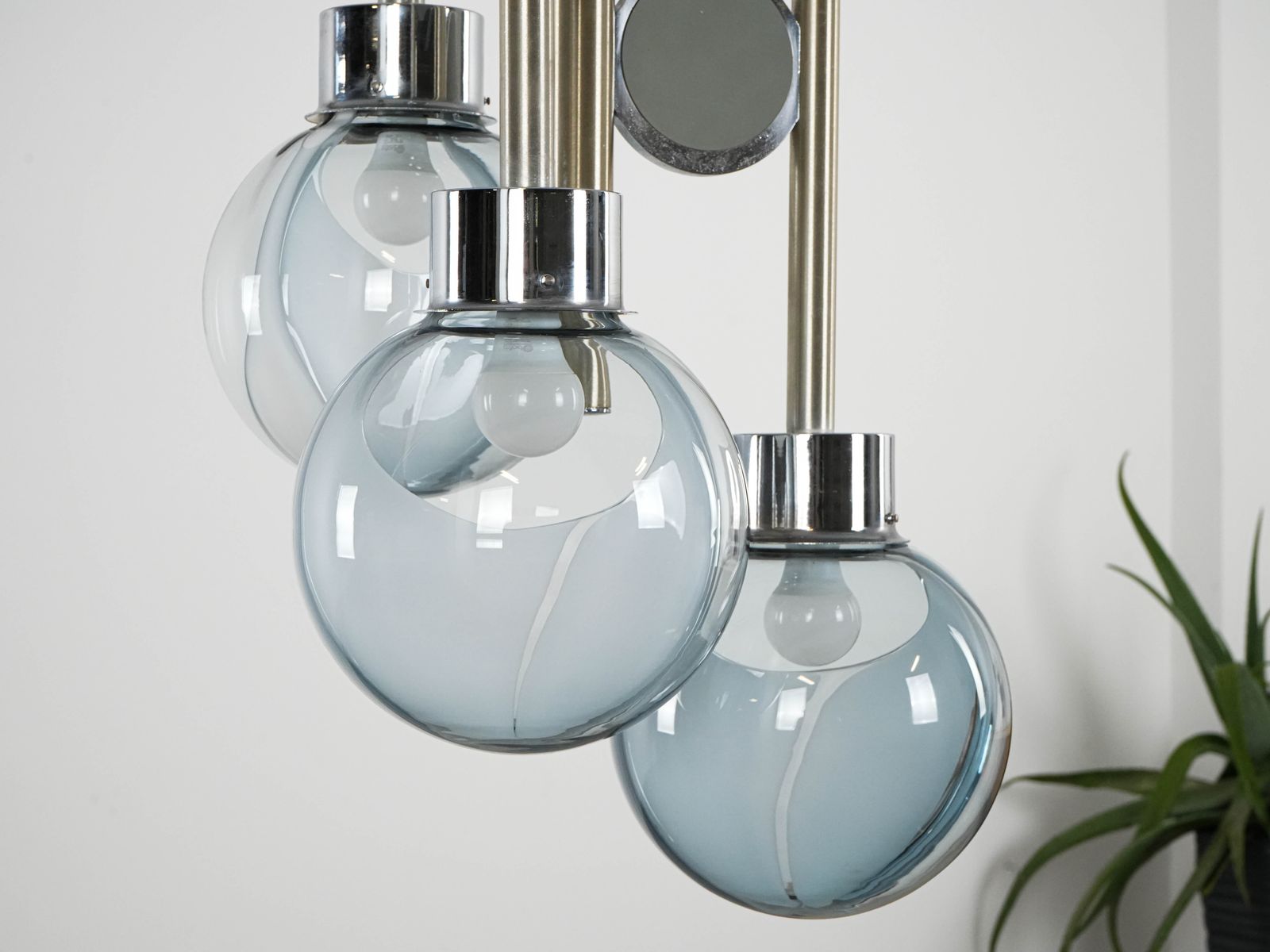 Space Age Chandelier, Murano Glass, 1970s, Made In Italy photo 759.0