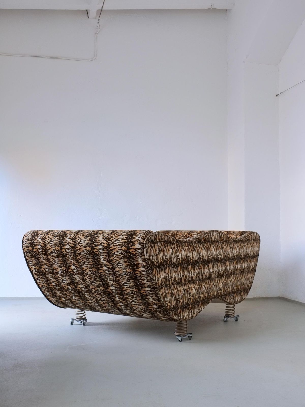 Postmodern Animal Print Sofa Extra Large | Germany | 1990s photo vinterior