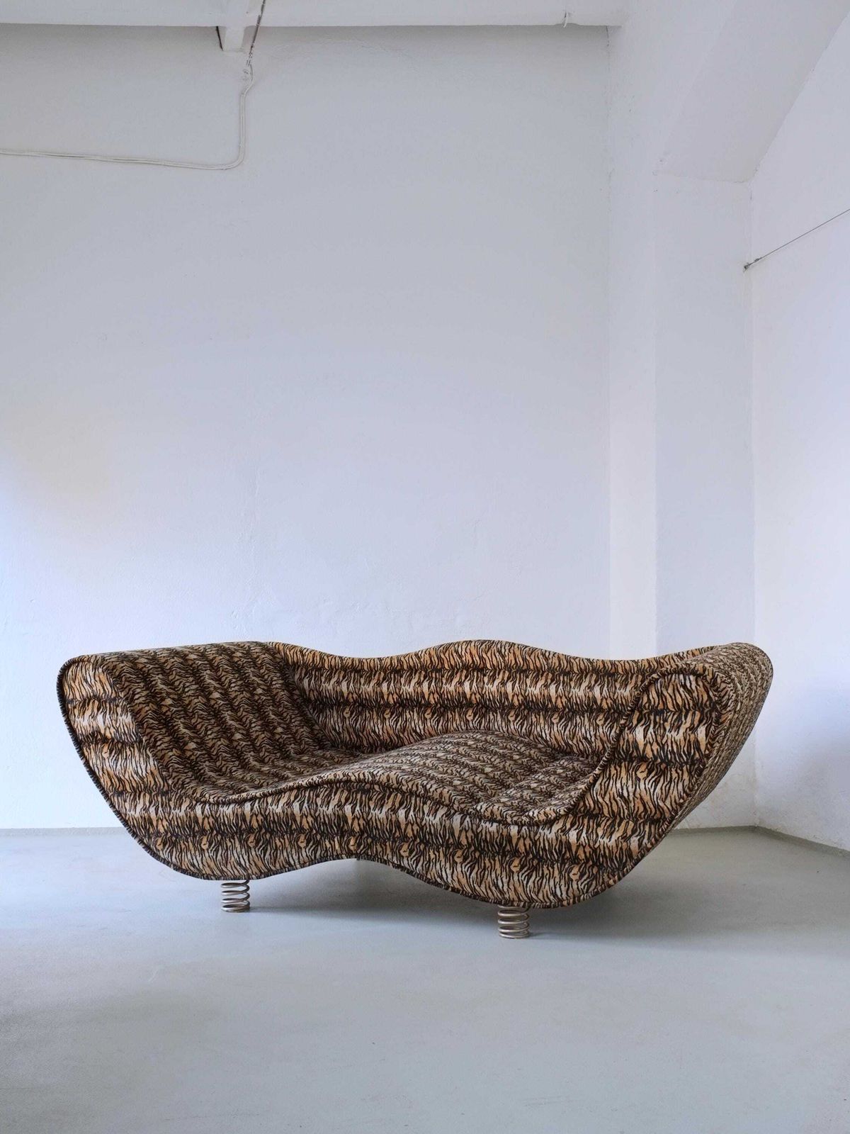 Postmodern Animal Print Sofa Extra Large | Germany | 1990s photo vintage
