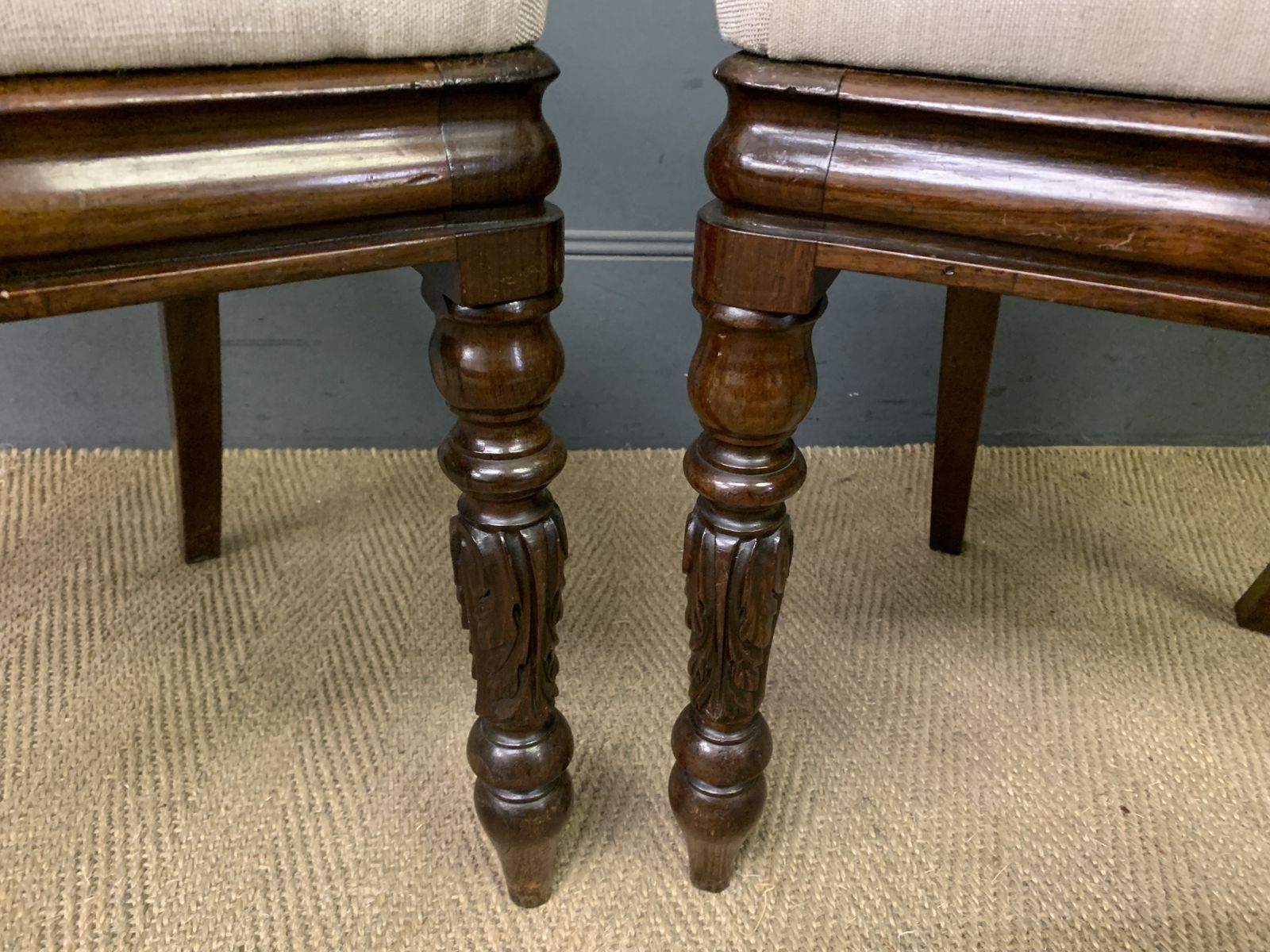 Furniture Set Of 8 Early Victorian Rosewood Chairs photo