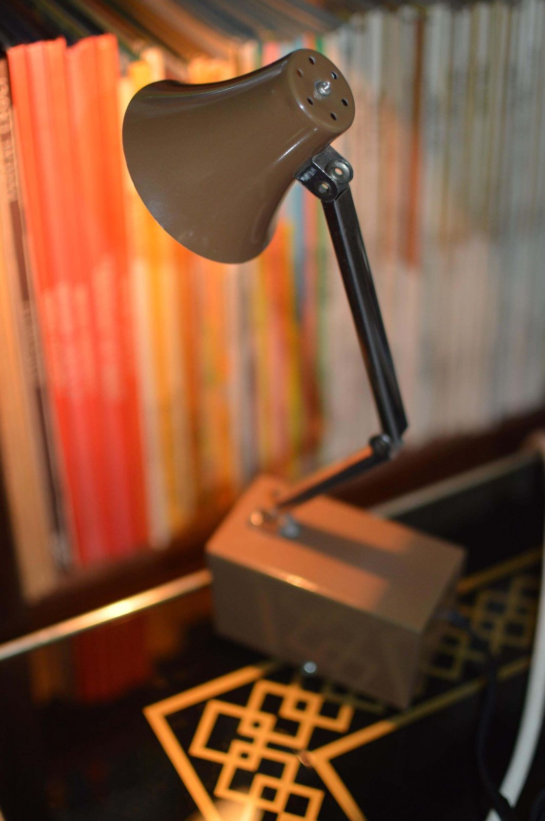 photo for sale Vintage USA Industrial Desk Table Lamp  Bauhaus. With Ue Adapter