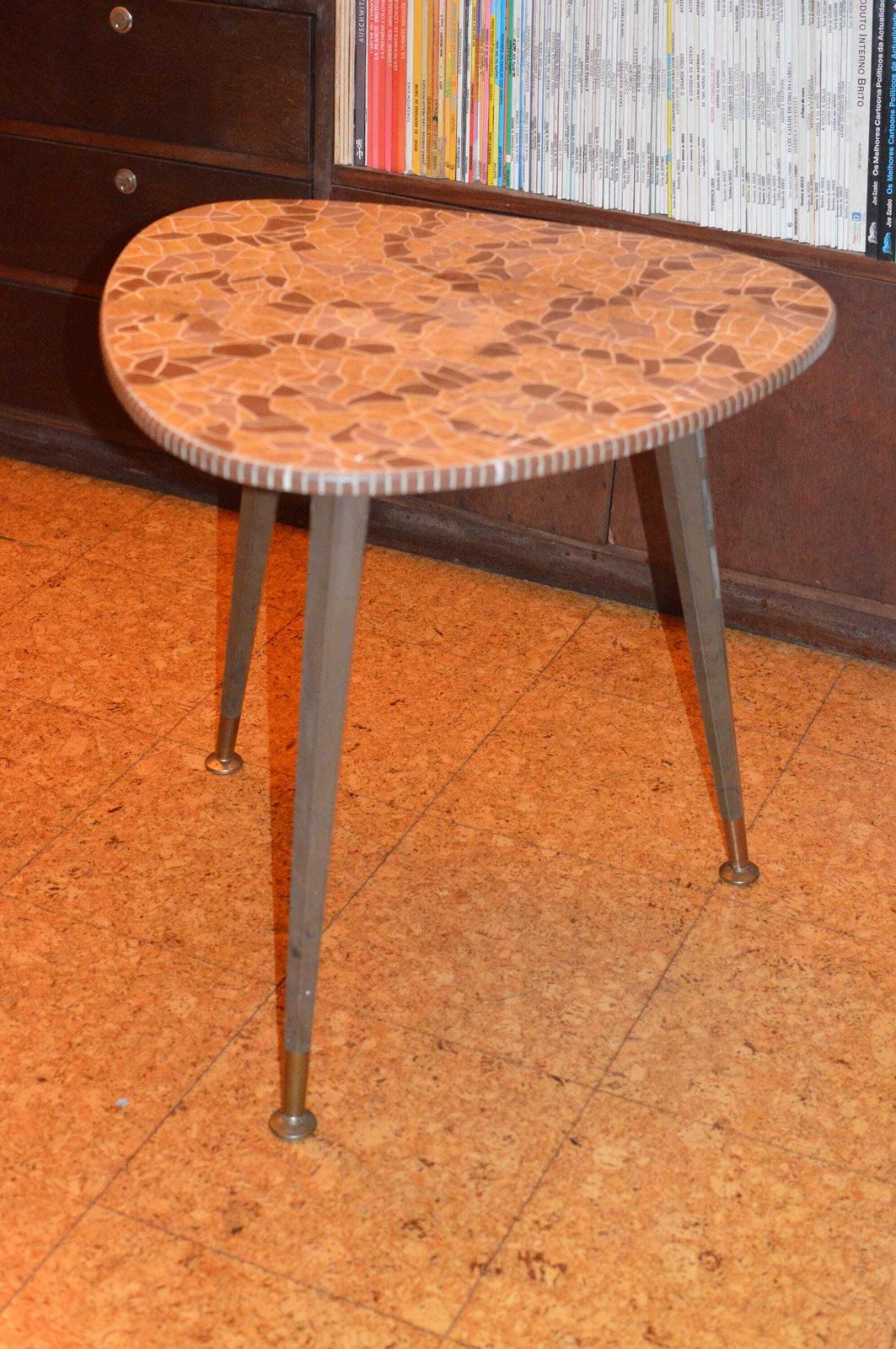 Vintage 50s Mid Century Nordic Modernist Rockabilly Desk Tripod Desk photo vintage