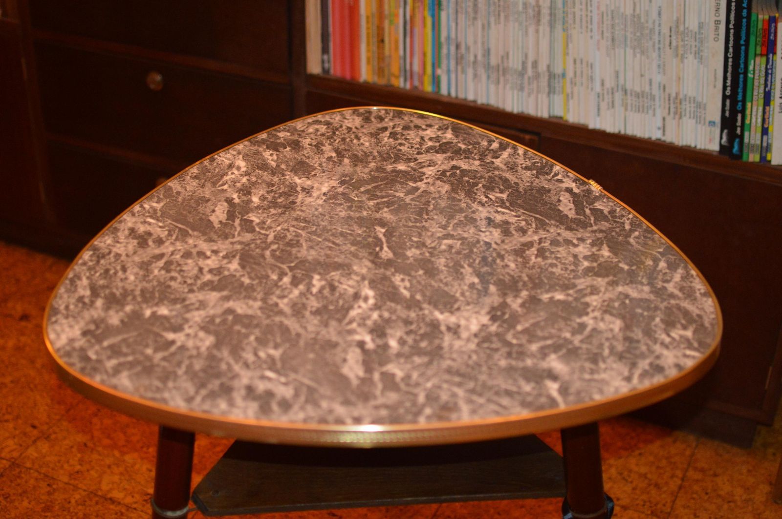 Vintage 50s Mid Century Nordic Modernist Rockabilly Desk Tripod Desk photo 255.0