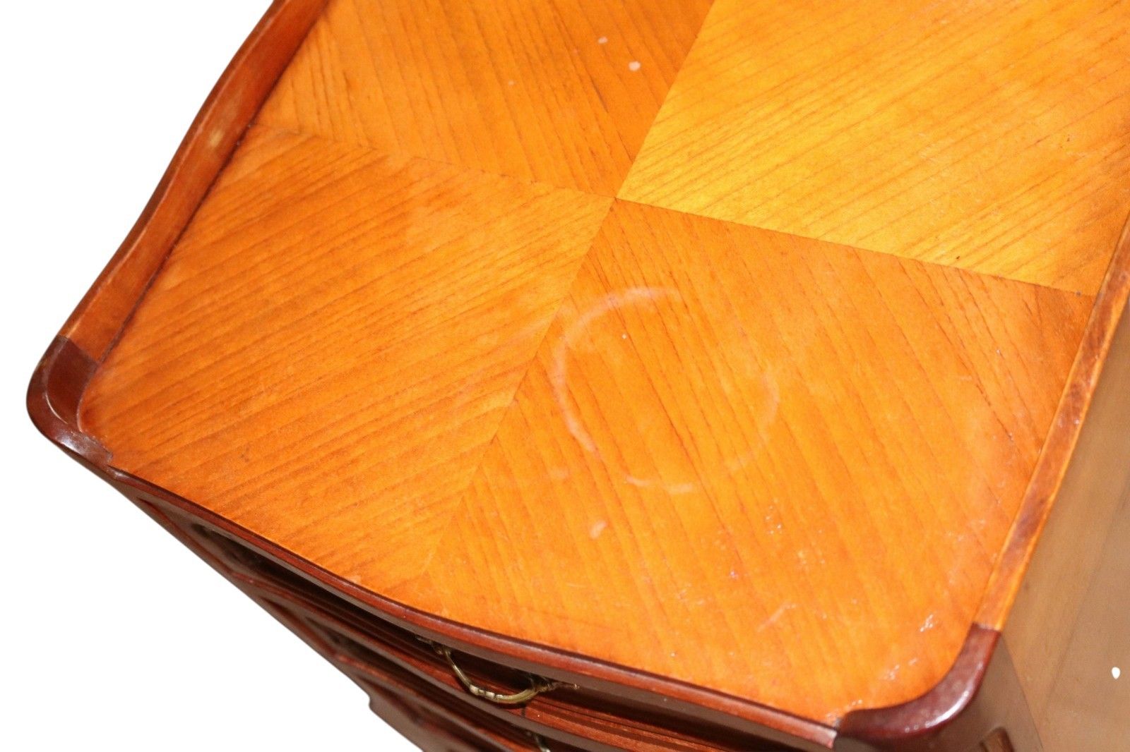 Pair Of Vintage French Walnut Louis XV Style Bedside Chests / Nightstands photo 425.0