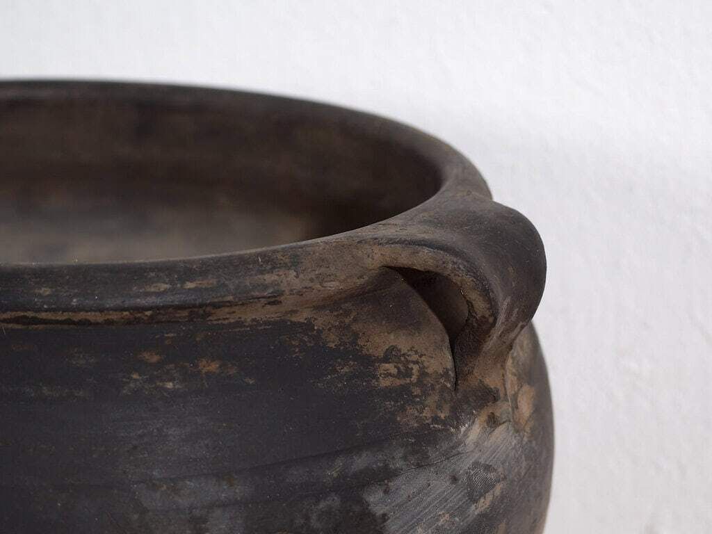 Antique Wabi Sabi Style Vase (C.1900) #18 photo for sale