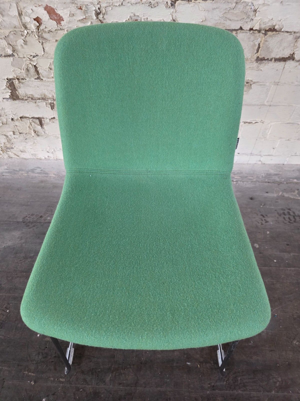 Furniture Verco Metal Base Office Chair In Green photo