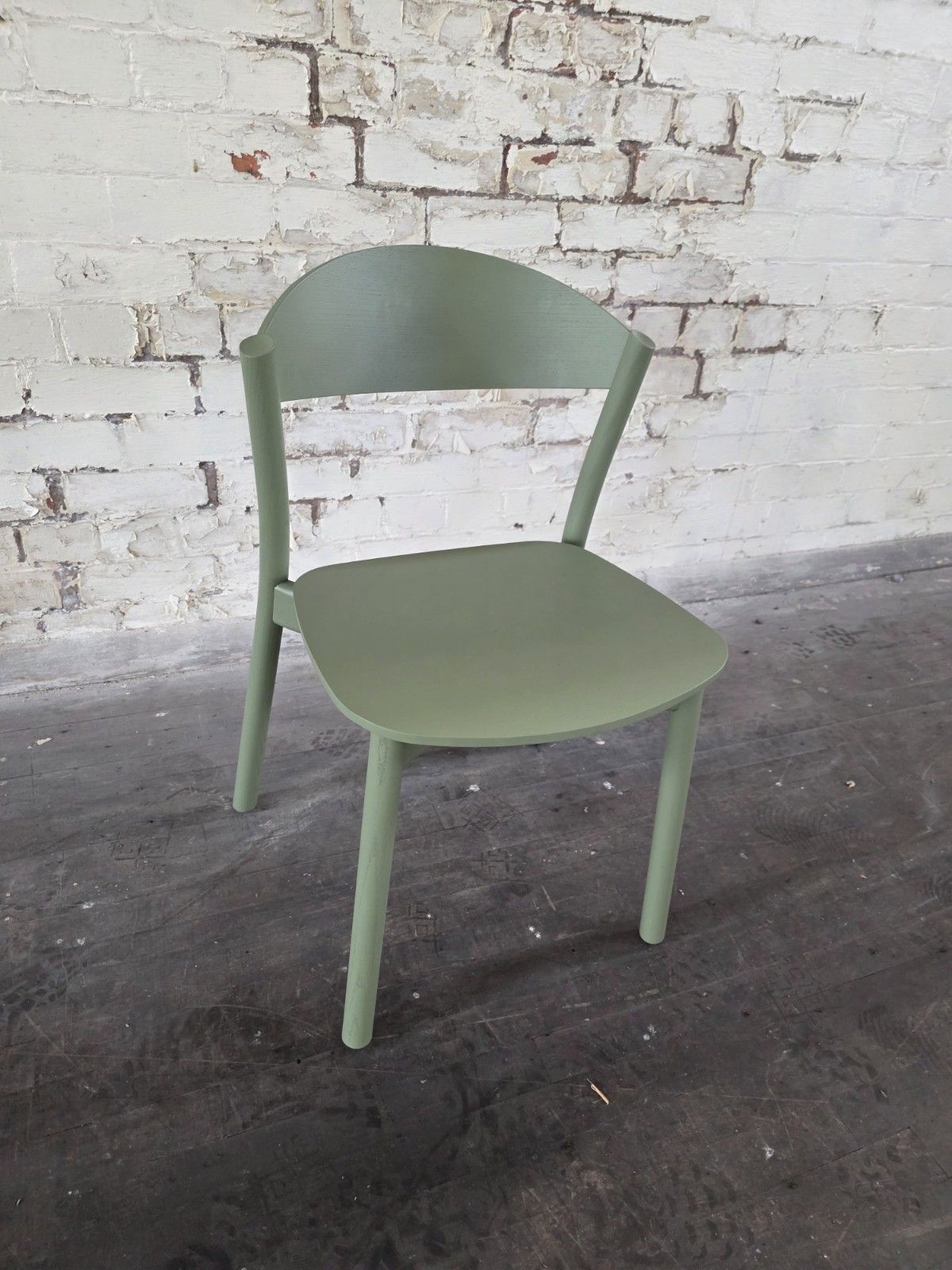 Modus March Stacking Chair In Green photo for sale